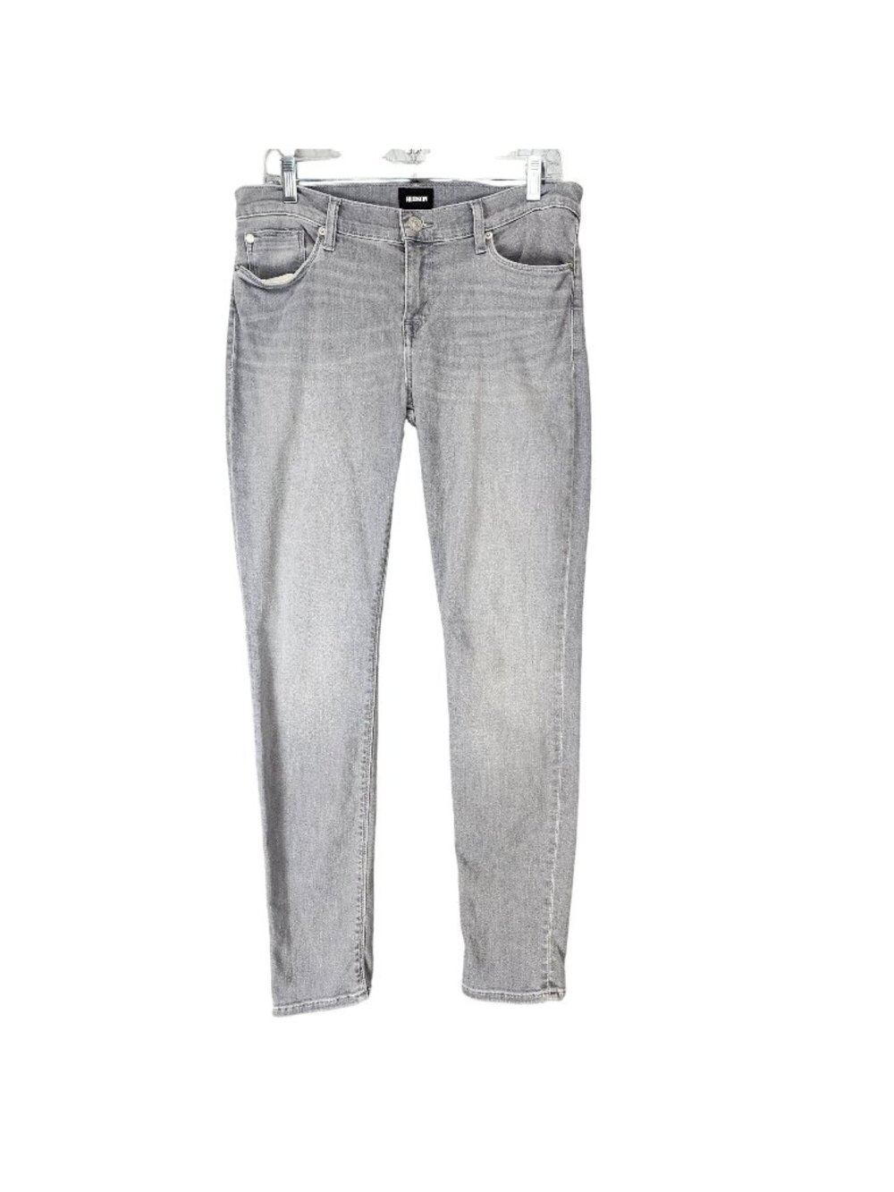Hudson Jeans Womens 32 Krista Gray Stretch Denim Super Skinny *Read*